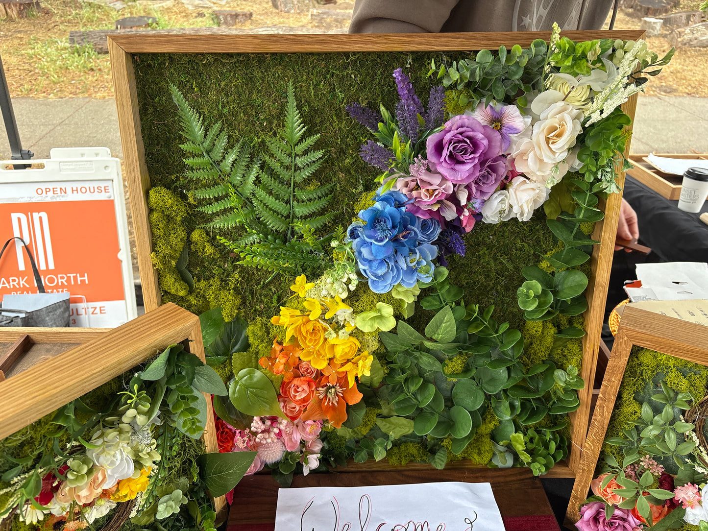 Framed Floral Art Box (2 ft x 2 ft)