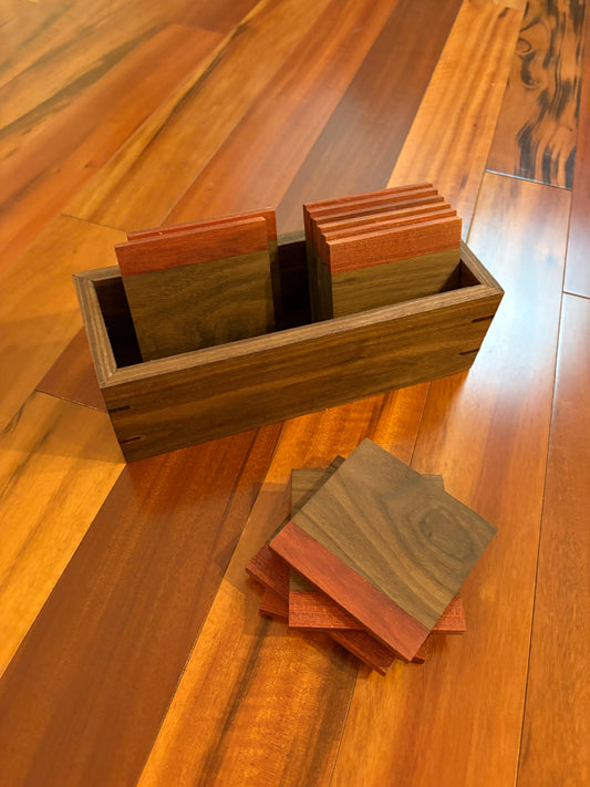 Set of 4 Wooden Coasters